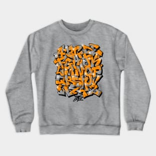 Pac One Graffiti Alphabet 23 Crewneck Sweatshirt